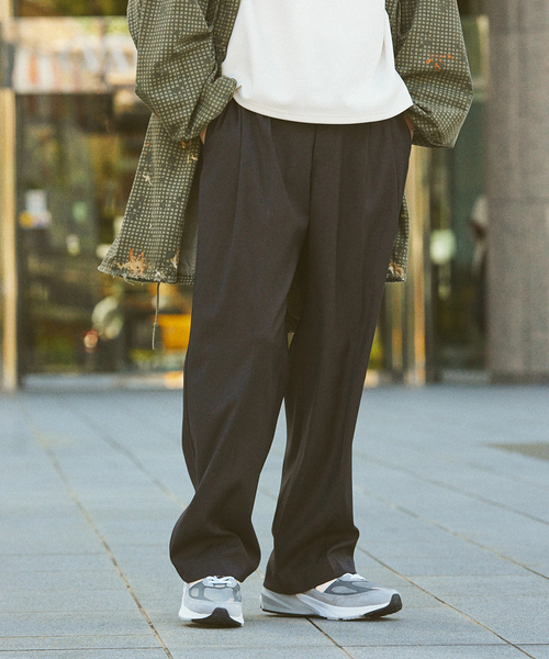 417 EDIFICE(フォーワンセブンエディフィス)の「ANOTHER OFFICE / アナザーオフィス SANTIAGO SLACKS(スラックス・メンズ・キャメル/ブラック/チャコールグレー・2/3)」の14枚目の写真