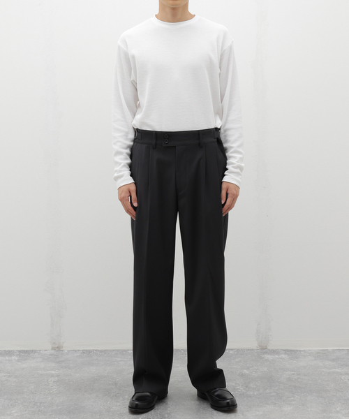 417 EDIFICE(フォーワンセブンエディフィス)の「ANOTHER OFFICE / アナザーオフィス SANTIAGO SLACKS(スラックス・メンズ・キャメル/ブラック/チャコールグレー・2/3)」の18枚目の写真