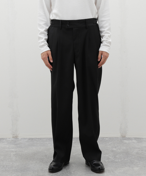 417 EDIFICE(フォーワンセブンエディフィス)の「ANOTHER OFFICE / アナザーオフィス SANTIAGO SLACKS(スラックス・メンズ・キャメル/ブラック/チャコールグレー・2/3)」の19枚目の写真