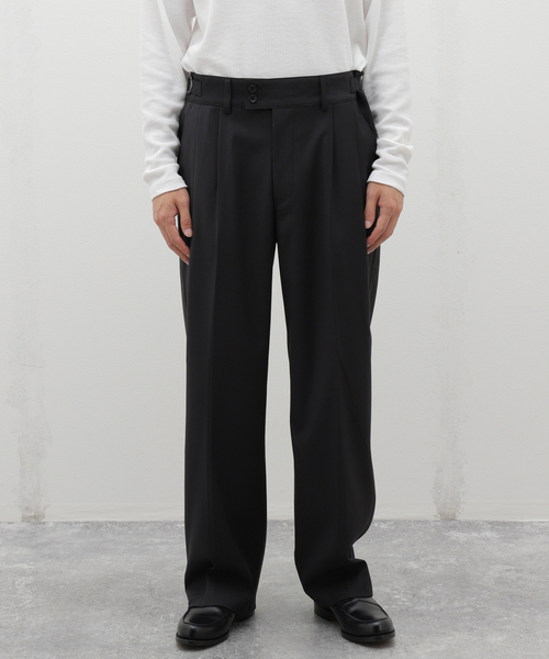 417 EDIFICE(フォーワンセブンエディフィス)の「ANOTHER OFFICE / アナザーオフィス SANTIAGO SLACKS(スラックス・メンズ・キャメル/ブラック/チャコールグレー・2/3)」の20枚目の写真