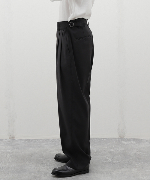 417 EDIFICE(フォーワンセブンエディフィス)の「ANOTHER OFFICE / アナザーオフィス SANTIAGO SLACKS(スラックス・メンズ・キャメル/ブラック/チャコールグレー・2/3)」の22枚目の写真