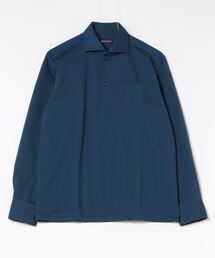 【AOR】プルオーバーシャツ (navy) プルオーバーシャツ」に該当するブルー・ネイビー/青色系の