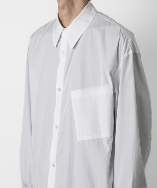 VEIN （ヴェイン）の「170/2 スビンブロード L/Sシャツ / 170/2 SUVIN BROAD L/S SHIRT（シャツ/ブラウス・メンズ・ブラック/ライトグリーン/ホワイト・3/2/1）」の8枚目の写真