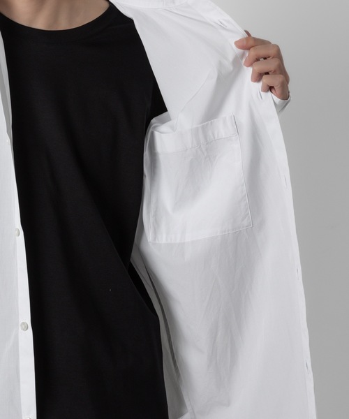 VEIN （ヴェイン）の「170/2 スビンブロード L/Sシャツ / 170/2 SUVIN BROAD L/S SHIRT（シャツ/ブラウス・メンズ・ブラック/ライトグリーン/ホワイト・3/2/1）」の12枚目の写真