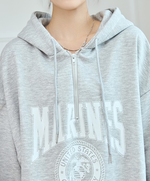 セール★パドカレpas de calais フード付きジップアップ パーカ 36 楽天市場】夏色追加で人気上昇中！ジップアップパーカー フード