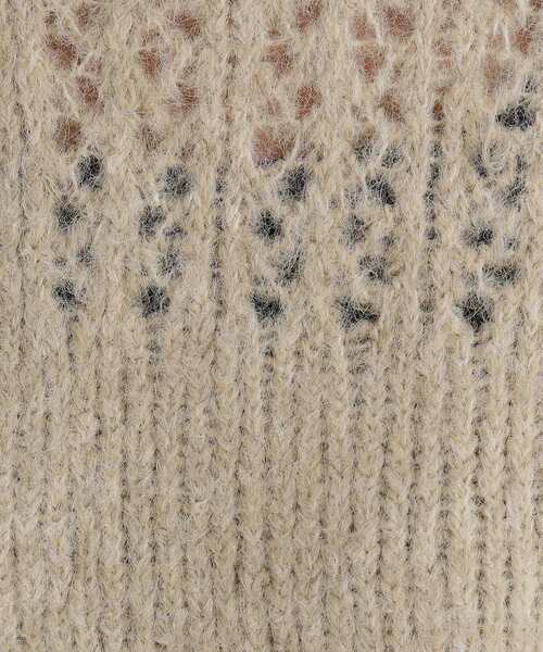 grove（グローブ）の「◆透かし編みクロップドニット（ニット/セーター・レディース・ライトベージュ/ライトイエロー系・03/02/05/04/01）」の6枚目の写真