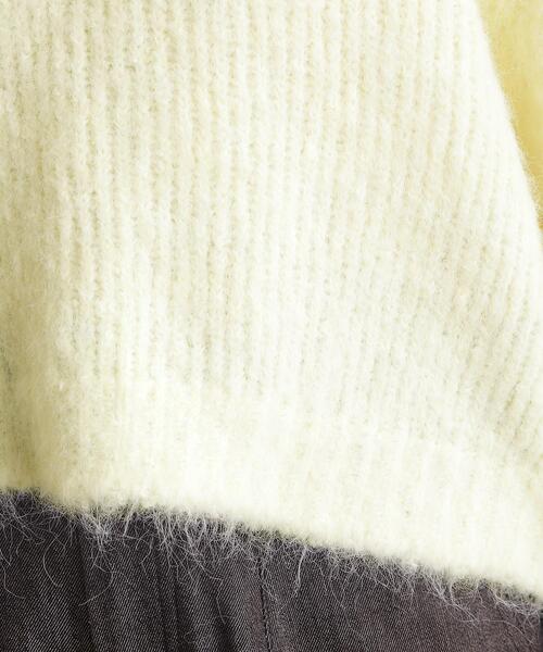 grove（グローブ）の「◆透かし編みクロップドニット（ニット/セーター・レディース・ライトベージュ/ライトイエロー系・03/02/05/04/01）」の17枚目の写真