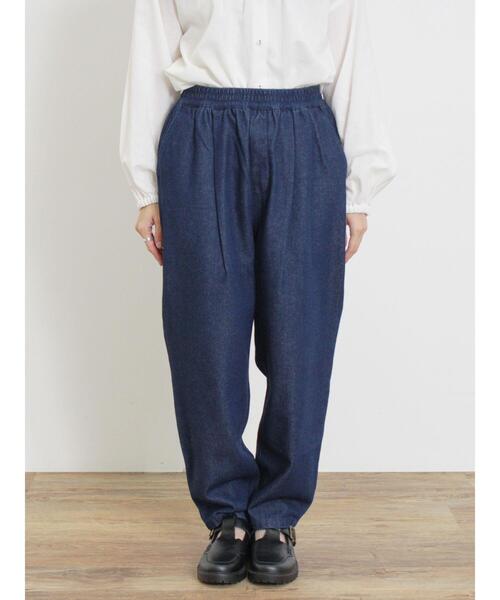 Samansa Mos2（サマンサ モスモス）の「【Lサイズ WEB限定】デニムテーパードパンツ（その他パンツ・レディース・ブルー・M/L）」の13枚目の写真