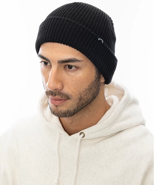 BILLABONG（ビラボン）の「BILLABONG メンズ ARCADE ビーニー/ビラボンロゴシンプルニットビーニー（ニットキャップ/ビーニー・メンズ・ブラック/オレンジ/ナチュラル/グリーン系その他/チャコール・FREE）」の2枚目の写真