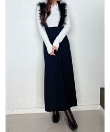 MERCURYDUO | チュールサスペンダーストレートスカート(スカート)