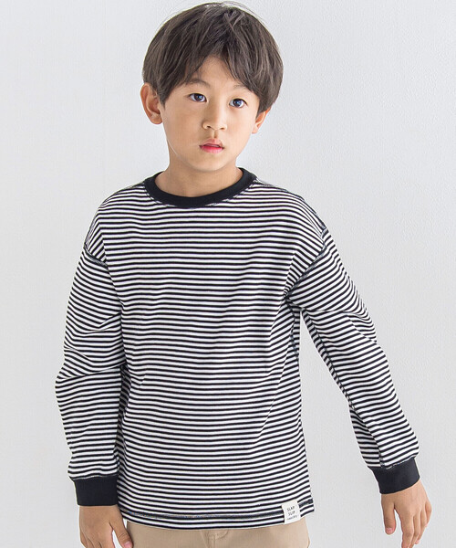 SLAP SLIP（スラップスリップ）の「【WEB限定/スララク】どう着ても前向き！Tシャツ(100~160cm)（Tシャツ/カットソー・キッズ・ブラック系その他/グレー/ブラック/グリーン/パープル・160cm/120cm/110cm/130cm/100cm/150cm/140cm）」の8枚目の写真