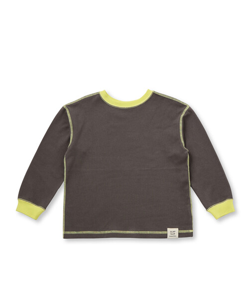 SLAP SLIP（スラップスリップ）の「【WEB限定/スララク】どう着ても前向き！Tシャツ(100~160cm)（Tシャツ/カットソー・キッズ・ブラック系その他/グレー/ブラック/グリーン/パープル・160cm/120cm/110cm/130cm/100cm/150cm/140cm）」の9枚目の写真