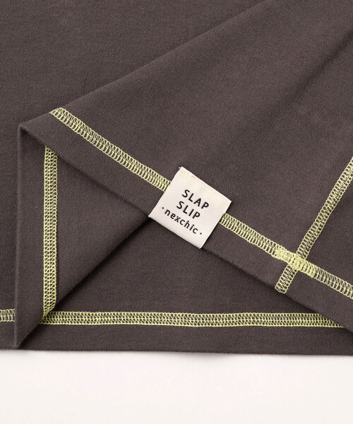 SLAP SLIP（スラップスリップ）の「【WEB限定/スララク】どう着ても前向き！Tシャツ(100~160cm)（Tシャツ/カットソー・キッズ・ブラック系その他/グレー/ブラック/グリーン/パープル・160cm/120cm/110cm/130cm/100cm/150cm/140cm）」の13枚目の写真