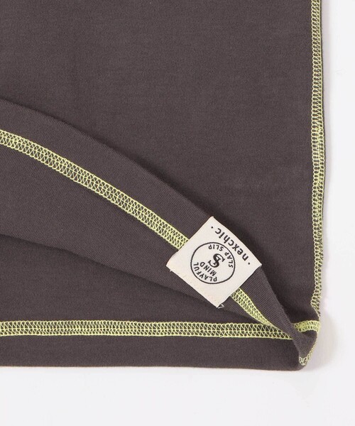 SLAP SLIP（スラップスリップ）の「【WEB限定/スララク】どう着ても前向き！Tシャツ(100~160cm)（Tシャツ/カットソー・キッズ・ブラック系その他/グレー/ブラック/グリーン/パープル・160cm/120cm/110cm/130cm/100cm/150cm/140cm）」の14枚目の写真