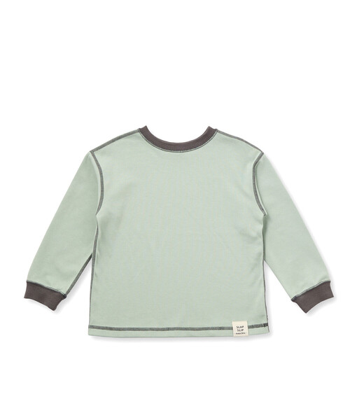 SLAP SLIP（スラップスリップ）の「【WEB限定/スララク】どう着ても前向き！Tシャツ(100~160cm)（Tシャツ/カットソー・キッズ・ブラック系その他/グレー/ブラック/グリーン/パープル・160cm/120cm/110cm/130cm/100cm/150cm/140cm）」の15枚目の写真