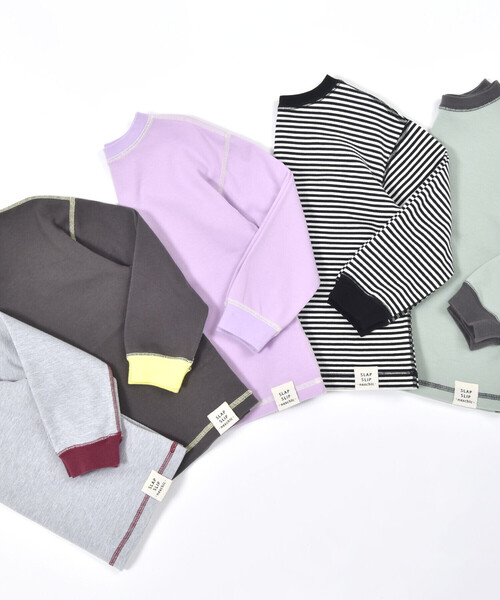 SLAP SLIP（スラップスリップ）の「【WEB限定/スララク】どう着ても前向き！Tシャツ(100~160cm)（Tシャツ/カットソー・キッズ・ブラック系その他/グレー/ブラック/グリーン/パープル・160cm/120cm/110cm/130cm/100cm/150cm/140cm）」の19枚目の写真