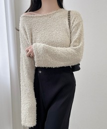 nissen | カールヤーンニットトップス(ニット/セーター)