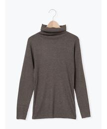 Samansa Mos2 | 【マシンウォッシャブル】ニットリブタートルネック(ニット/セーター)