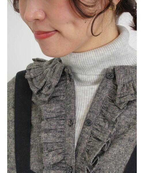 Samansa Mos2（サマンサ モスモス）の「【マシンウォッシャブル】ニットリブタートルネック（ニット/セーター・レディース・モカ/キナリ/グレー/オフホワイト・F）」の11枚目の写真