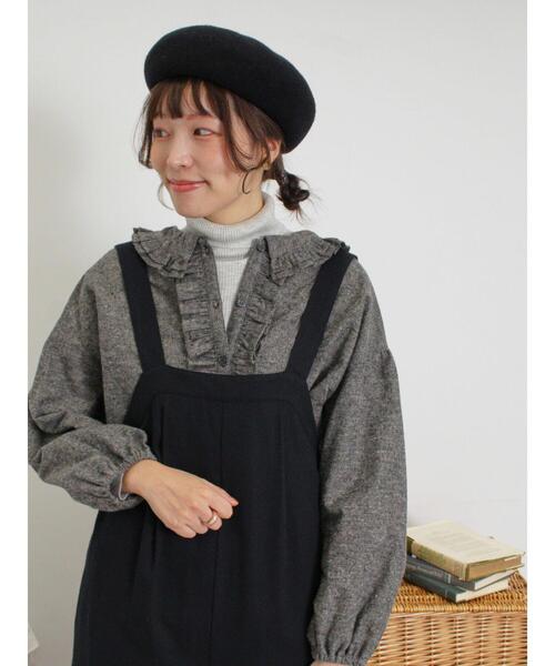 Samansa Mos2（サマンサ モスモス）の「【マシンウォッシャブル】ニットリブタートルネック（ニット/セーター・レディース・モカ/キナリ/グレー/オフホワイト・F）」の9枚目の写真