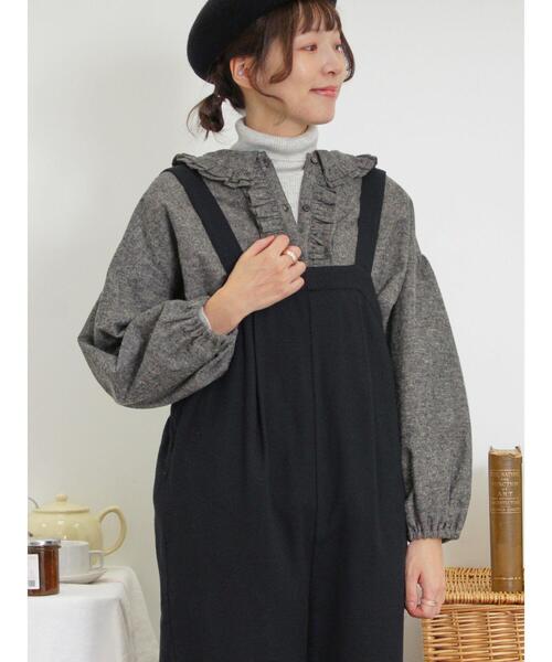 Samansa Mos2（サマンサ モスモス）の「【マシンウォッシャブル】ニットリブタートルネック（ニット/セーター・レディース・モカ/キナリ/グレー/オフホワイト・F）」の8枚目の写真