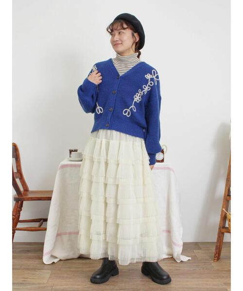 Samansa Mos2（サマンサ モスモス）の「【マシンウォッシャブル】ニットリブタートルネック（ニット/セーター・レディース・モカ/キナリ/グレー/オフホワイト・F）」の15枚目の写真