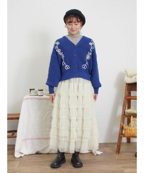 Samansa Mos2（サマンサ モスモス）の「【マシンウォッシャブル】ニットリブタートルネック（ニット/セーター・レディース・モカ/キナリ/グレー/オフホワイト・F）」の13枚目の写真