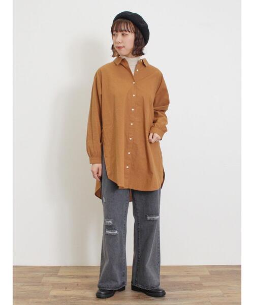 Samansa Mos2（サマンサ モスモス）の「【マシンウォッシャブル】ニットリブタートルネック（ニット/セーター・レディース・モカ/キナリ/グレー/オフホワイト・F）」の21枚目の写真