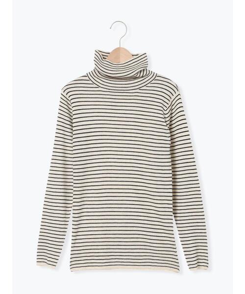 Samansa Mos2（サマンサ モスモス）の「【マシンウォッシャブル】ニットリブタートルネック（ニット/セーター・レディース・モカ/キナリ/グレー/オフホワイト・F）」の18枚目の写真