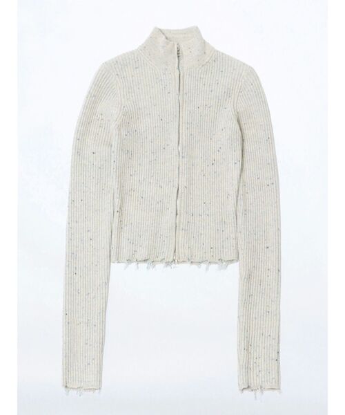 【セール】【VEQUM】DAMAGE RIB KNIT（ニット/セーター）｜VEQUM（VEQUM）