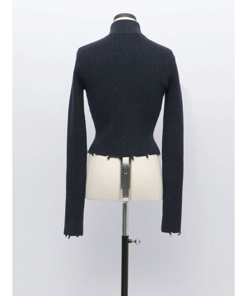 【セール】【VEQUM】DAMAGE RIB KNIT（ニット/セーター）｜VEQUM（VEQUM）