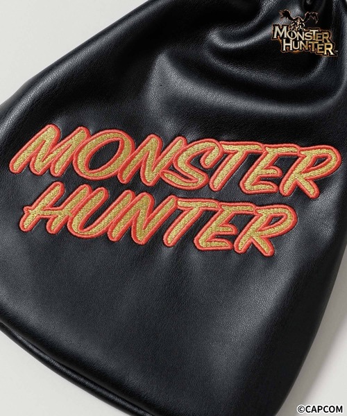 RAGEBLUE(レイジブルー)の「【MONSTER HUNTER/モンスターハンター】コラボ巾着バッグ(ショルダーバッグ・メンズ・ブラック・FREE)」の3枚目の写真