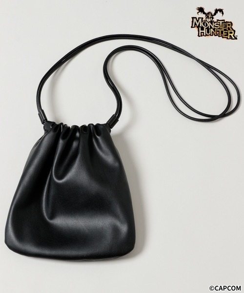 RAGEBLUE(レイジブルー)の「【MONSTER HUNTER/モンスターハンター】コラボ巾着バッグ(ショルダーバッグ・メンズ・ブラック・FREE)」の7枚目の写真