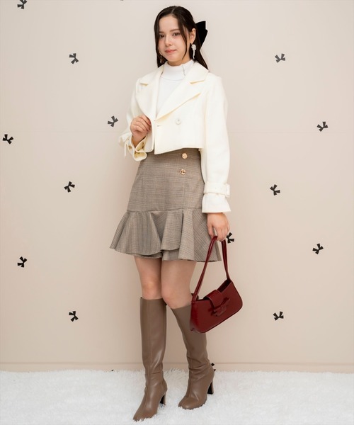 WILLSELECTION（ウィルセレクション）の「アシメヘムフレアミニスカート（スカート・レディース・ブラック系その他/レッド系その他・FREE）」の14枚目の写真