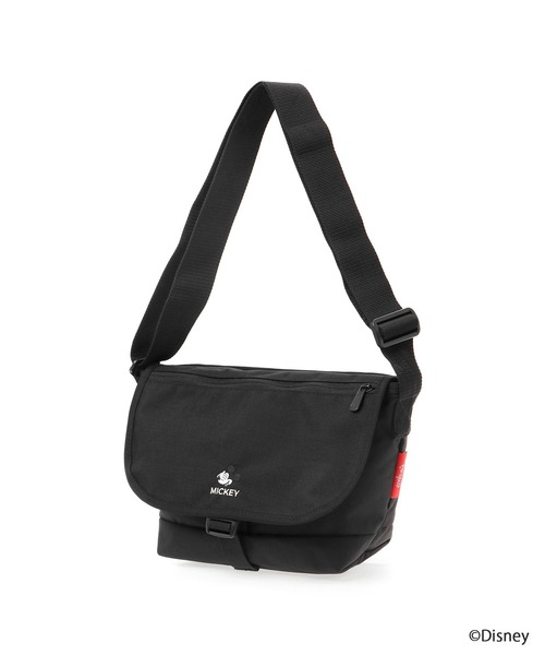 Manhattan Portage(マンハッタンポーテージ)の「Nylon Messenger Bag JR Flap Zipper Pocket 24 / Mickey(メッセンジャーバッグ・レディース・ブラック・SMALL)」の1枚目の写真