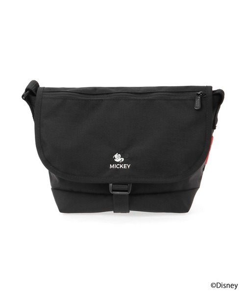 Manhattan Portage(マンハッタンポーテージ)の「Nylon Messenger Bag JR Flap Zipper Pocket 24 / Mickey(メッセンジャーバッグ・レディース・ブラック・SMALL)」の7枚目の写真