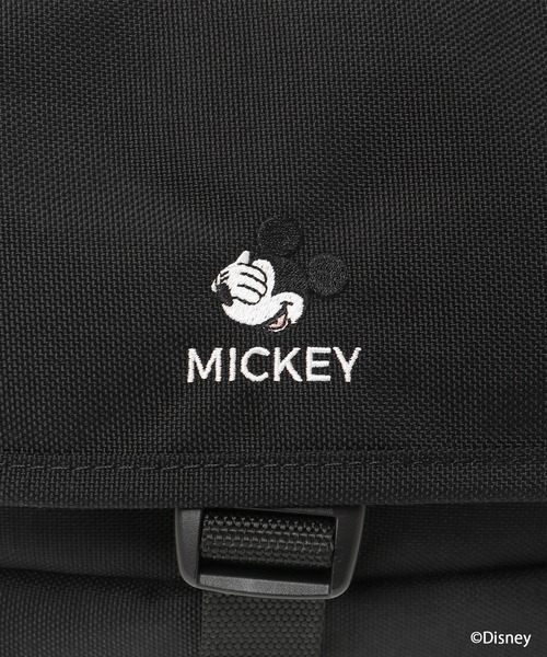 Manhattan Portage(マンハッタンポーテージ)の「Nylon Messenger Bag JR Flap Zipper Pocket 24 / Mickey(メッセンジャーバッグ・レディース・ブラック・SMALL)」の14枚目の写真