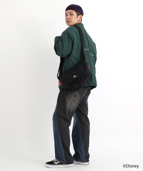Manhattan Portage(マンハッタンポーテージ)の「Nylon Messenger Bag JR Flap Zipper Pocket 24 / Mickey(メッセンジャーバッグ・レディース・ブラック・SMALL)」の20枚目の写真