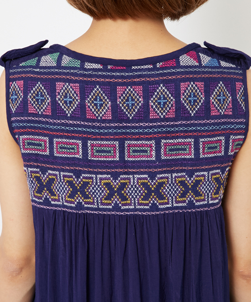 MILKFED.（ミルクフェド）の「EMBROIDERED DRESS（ハンドメイド/刺繍/ドレス/ワンピース）（ワンピース）」 WEAR