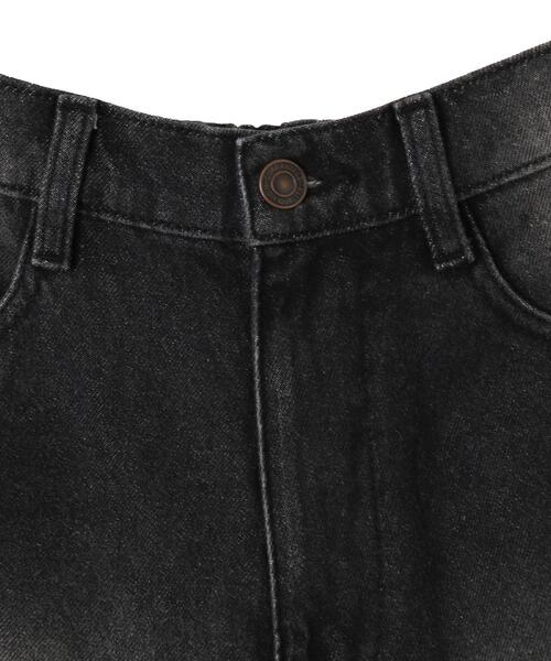 WEGO（ウィゴー）の「WEGO/ヴィンテージウォッシュデニムハーフパンツ（デニムパンツ・レディース・ダークブルー/ブラック/ブラック系その他・SMALL/MEDIUM）」の8枚目の写真