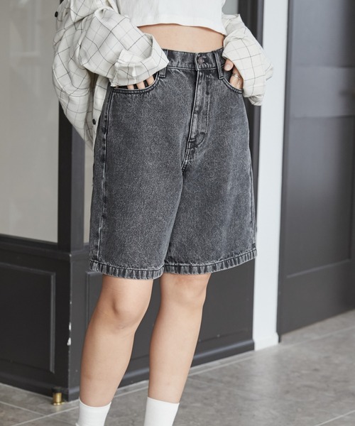 ZIPワイドハーフデニムパンツ – WEGO ONLINE STORE