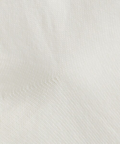 green label relaxing(グリーンレーベルリラクシング)の「リボン クルー ソックス/靴下 / キッズ 20cm-22cm(ソックス/靴下・キッズ・ホワイト・20-22cm)」の2枚目の写真