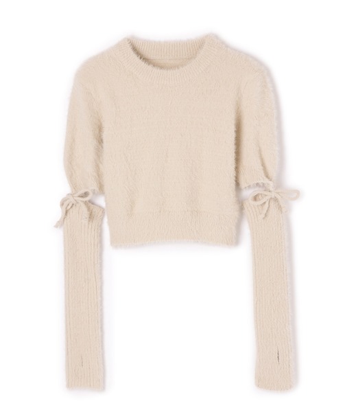 M DOLLY（エムドリー）の「shaggy knit setup/シャギーニットセットアップ（セットアップ・レディース・ベージュ・FREE）」の6枚目の写真
