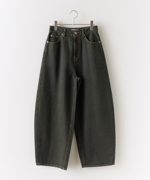 【セール】コクーンデニムパンツ（デニムパンツ）｜ROOPTOKYO（ループトウキョウ）
