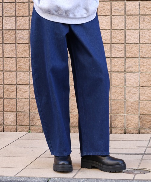 【セール】コクーンデニムパンツ（デニムパンツ）｜ROOPTOKYO（ループトウキョウ）