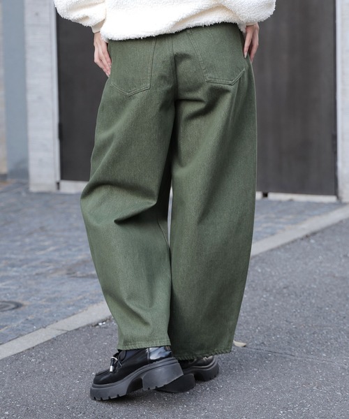 【セール】コクーンデニムパンツ（デニムパンツ）｜ROOPTOKYO（ループトウキョウ）