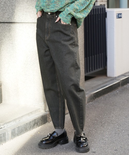 【セール】コクーンデニムパンツ（デニムパンツ）｜ROOPTOKYO（ループトウキョウ）