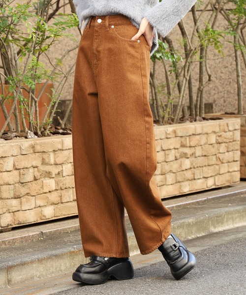 【セール】コクーンデニムパンツ（デニムパンツ）｜ROOPTOKYO（ループトウキョウ）