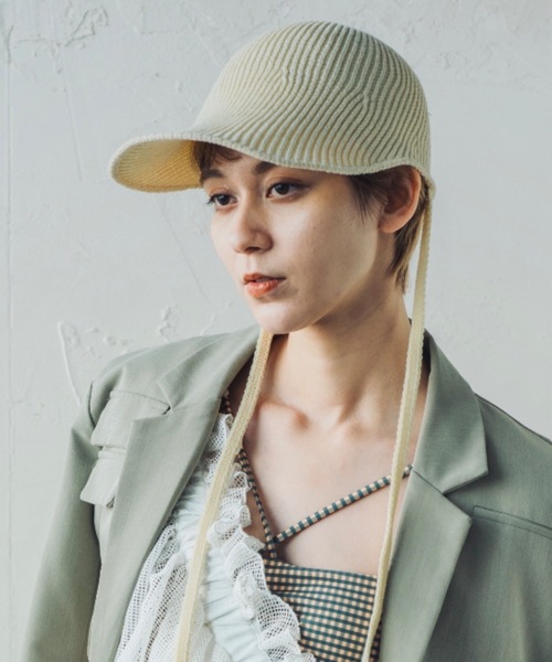 ORIENT（オリエント）の「CLAM【ｸﾗﾑ】（キャップ・レディース・モカ/アイボリー/チャコールグレー/ブルー・FREE）」の2枚目の写真