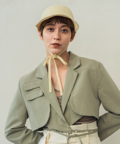 ORIENT（オリエント）の「CLAM【ｸﾗﾑ】（キャップ・レディース・モカ/アイボリー/チャコールグレー/ブルー・FREE）」の6枚目の写真